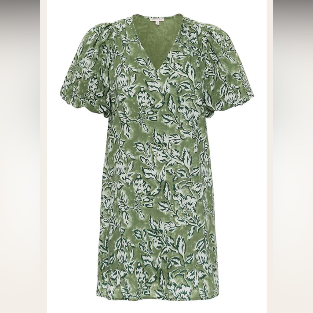 Anna Cate Haley Dress- Apple Mist Print Size L